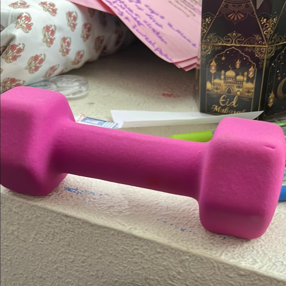 Pink Dumbbell